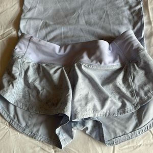 Lululemon 2.5 inch shorts beautiful light blue